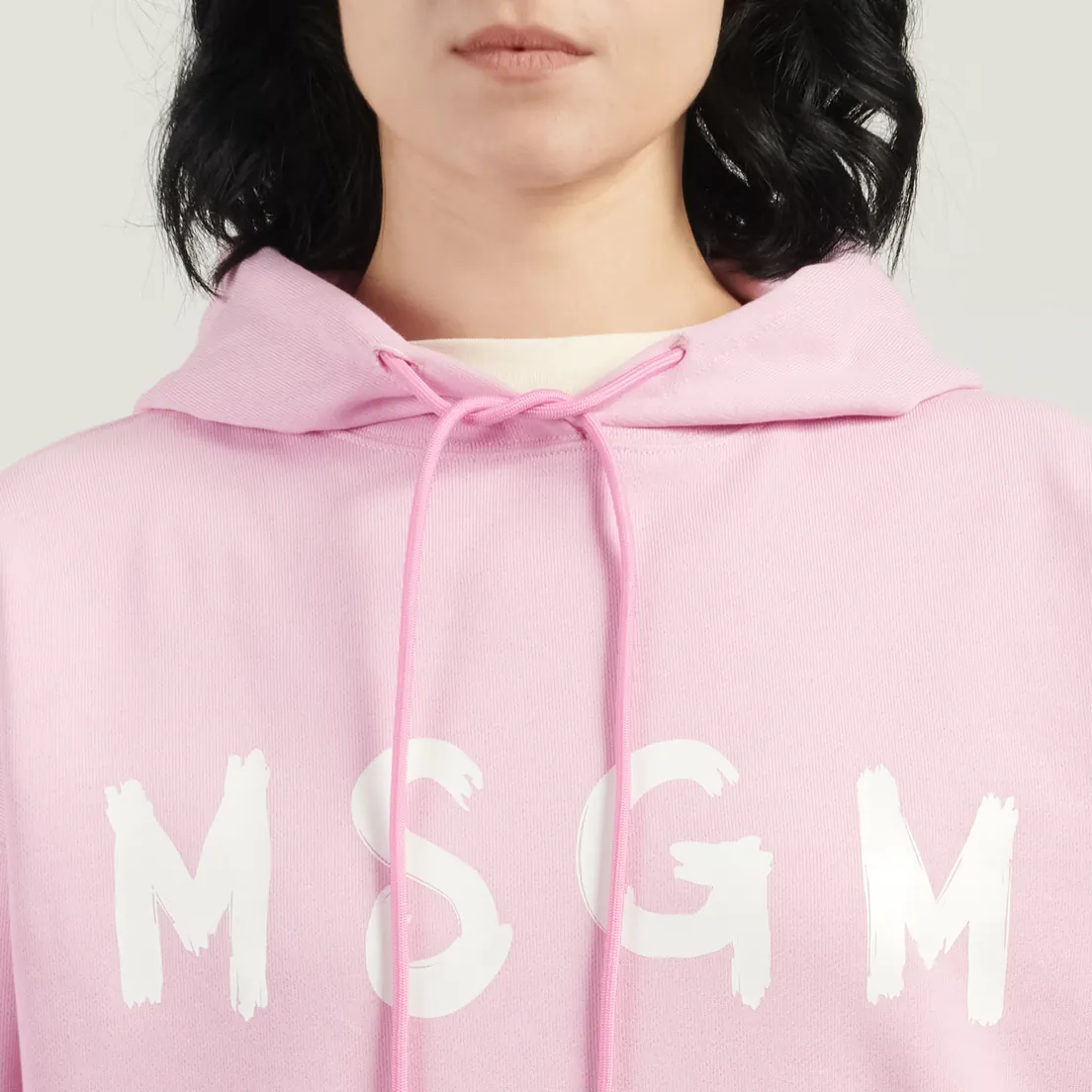 MSGM Женская толстовка MSGM Brush Stroke Hoodie