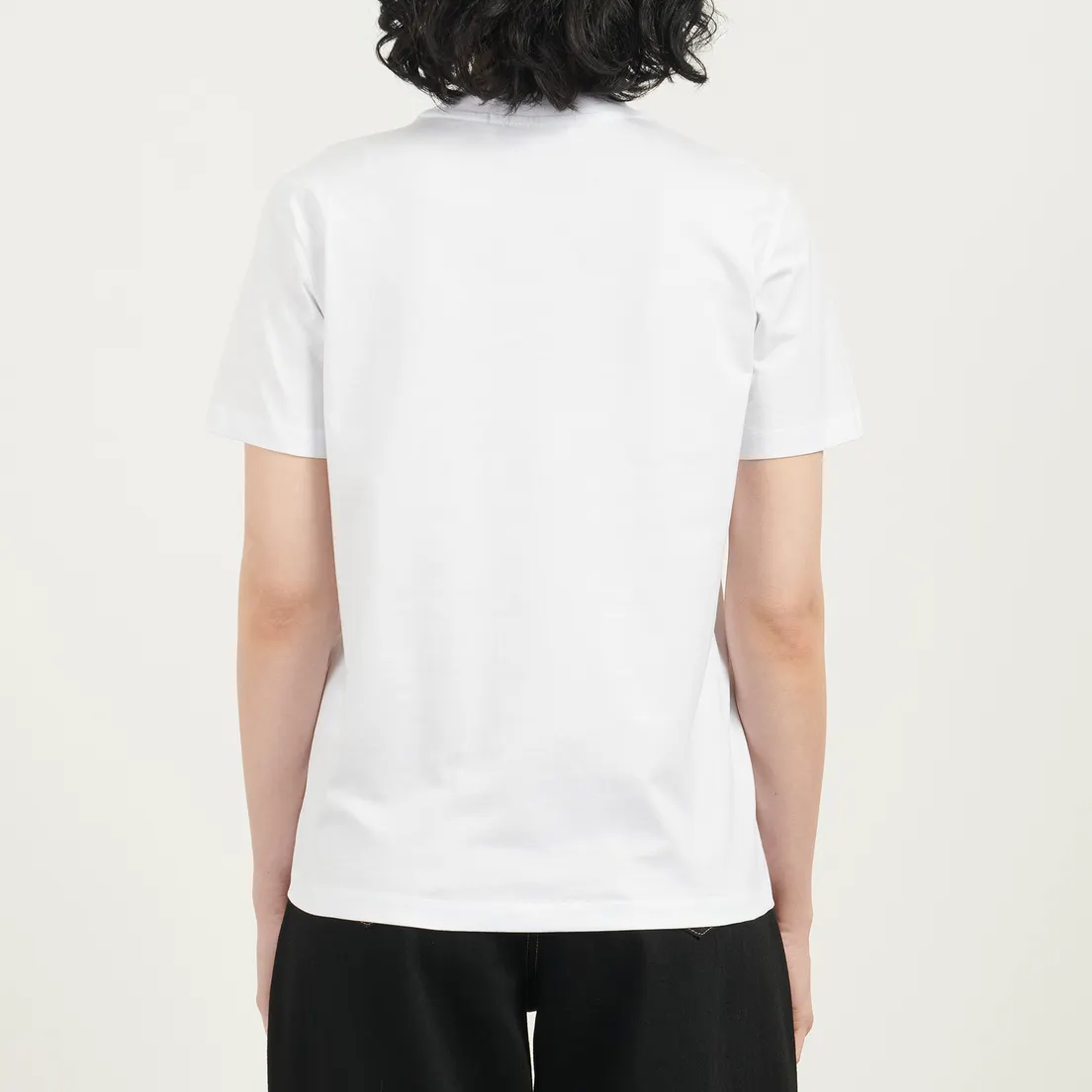 MSGM Женская футболка M Wave Black Embroidery