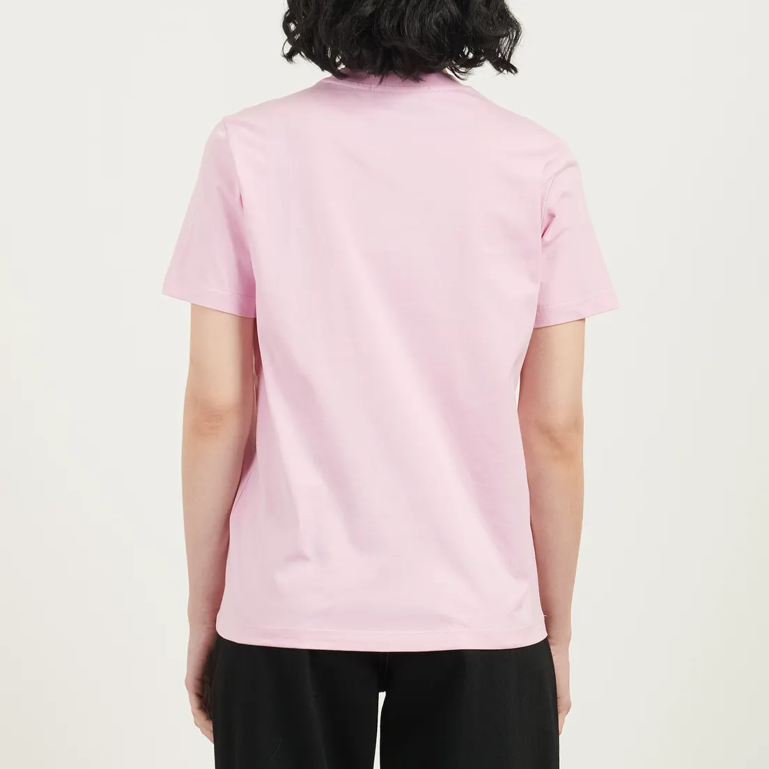 MSGM Женская футболка M Wave Black Embroidery