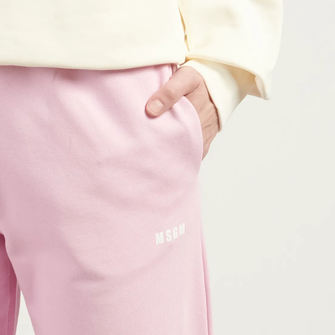MSGM Женские брюки MSGM Micrologo Print