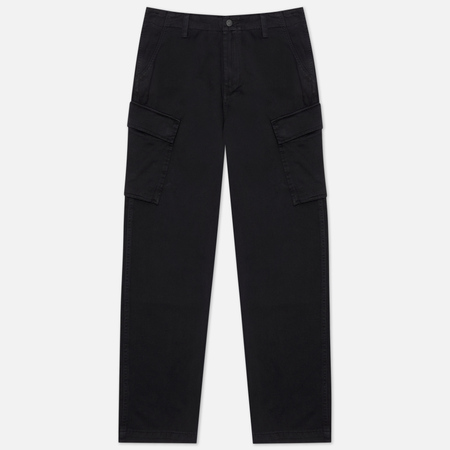Мужские брюки Levi's XX Taper Cargo II Garment Dye, цвет чёрный, размер 30/32