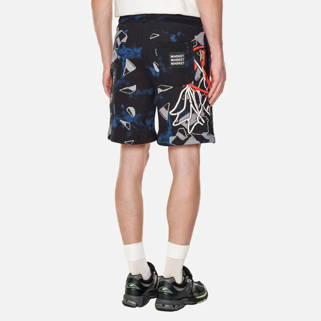 MARKET Мужские шорты Shattered Backboard Tie-Dye Sweat
