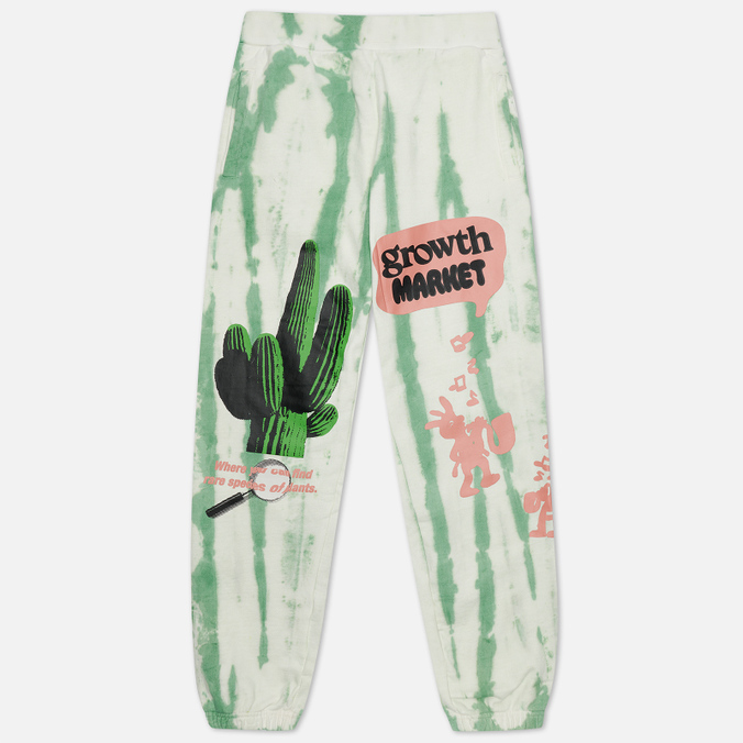 Мужские брюки MARKET, цвет зелёный, размер M