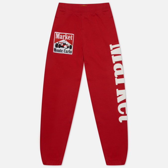 Мужские брюки MARKET, цвет красный, размер S 395000504-0601 Racing Logo - фото 1