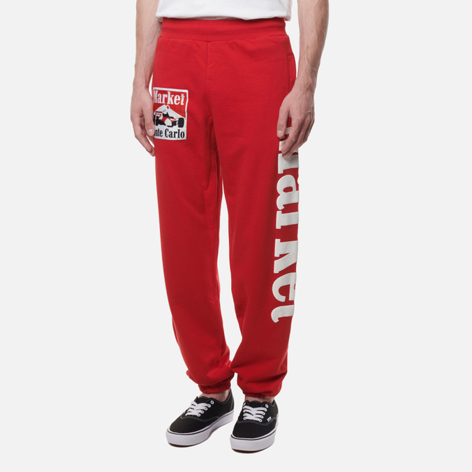 Мужские брюки MARKET, цвет красный, размер S 395000504-0601 Racing Logo - фото 4