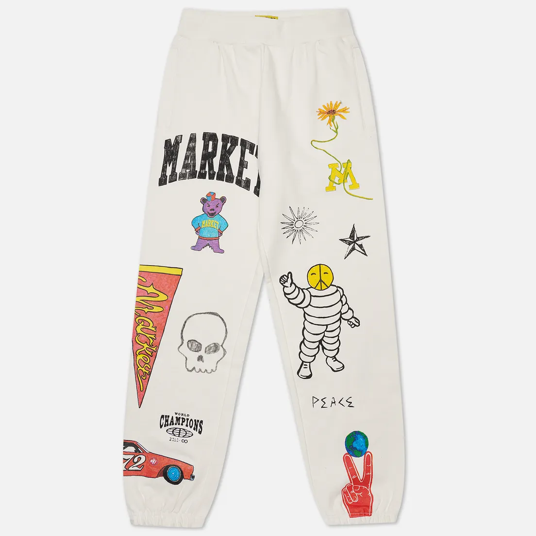 MARKET Мужские брюки Varsity Hand-Drawn