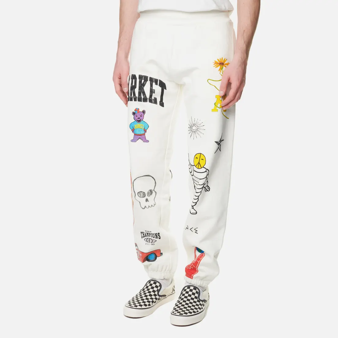 MARKET Мужские брюки Varsity Hand-Drawn
