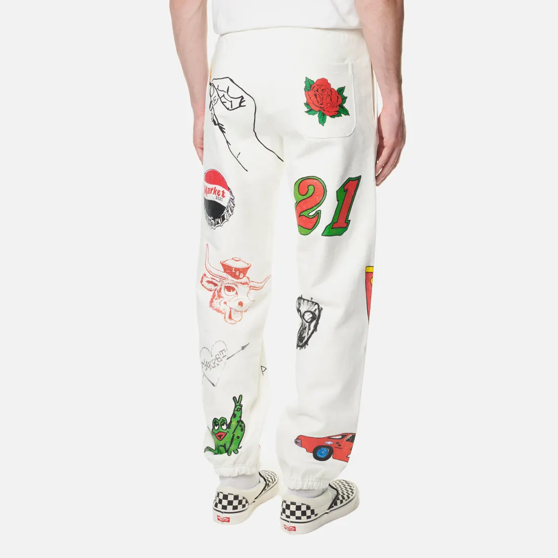 MARKET Мужские брюки Varsity Hand-Drawn