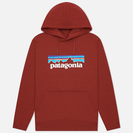 Мужская толстовка Patagonia P-6 Logo Uprisal Hoodie Barn Red