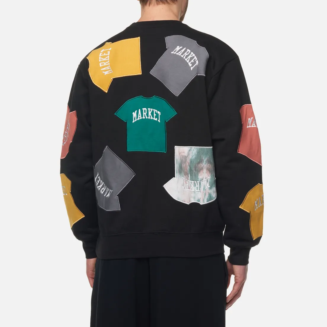 MARKET Мужская толстовка T-Shirt Patch Crew Neck