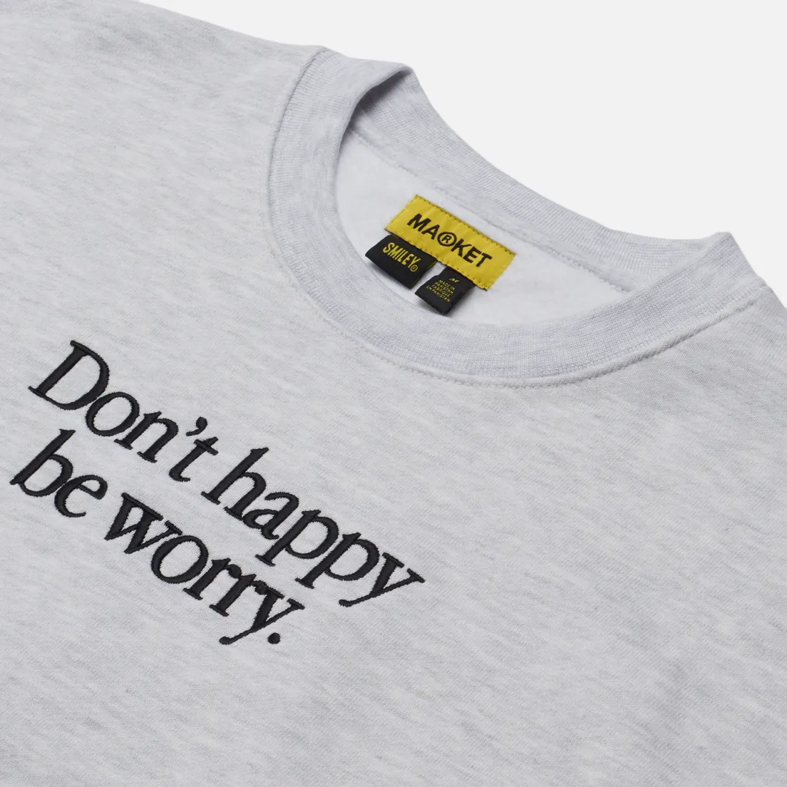 MARKET Мужская толстовка Smiley Earth On Fire Crew Neck