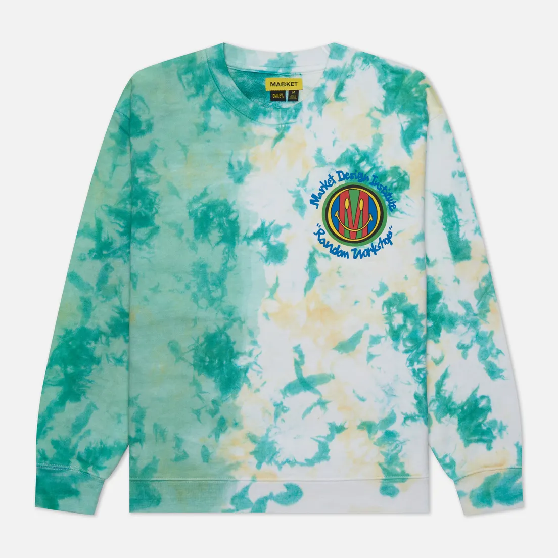 MARKET Мужская толстовка Design Institute Tie-Dye Crew Neck