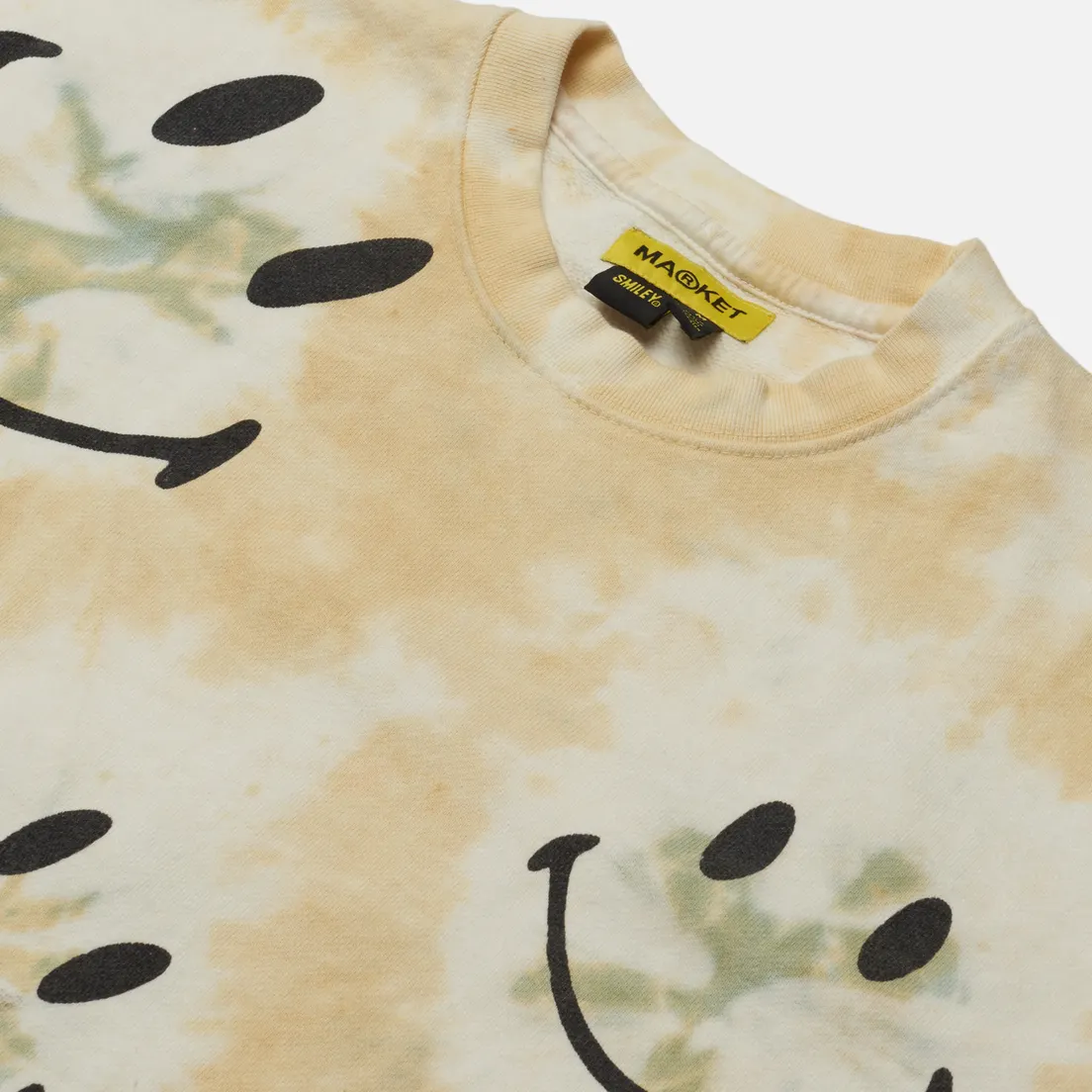 MARKET Мужская толстовка Smiley Shibori Dye Crew Neck