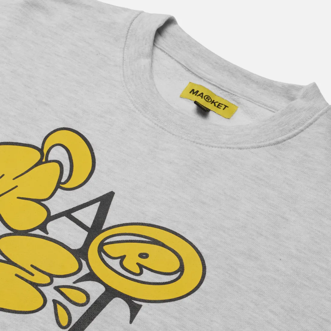 MARKET Мужская толстовка Bubble Letter Crew Neck