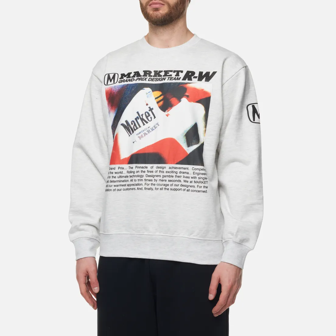MARKET Мужская толстовка Grand Prix Crew Neck