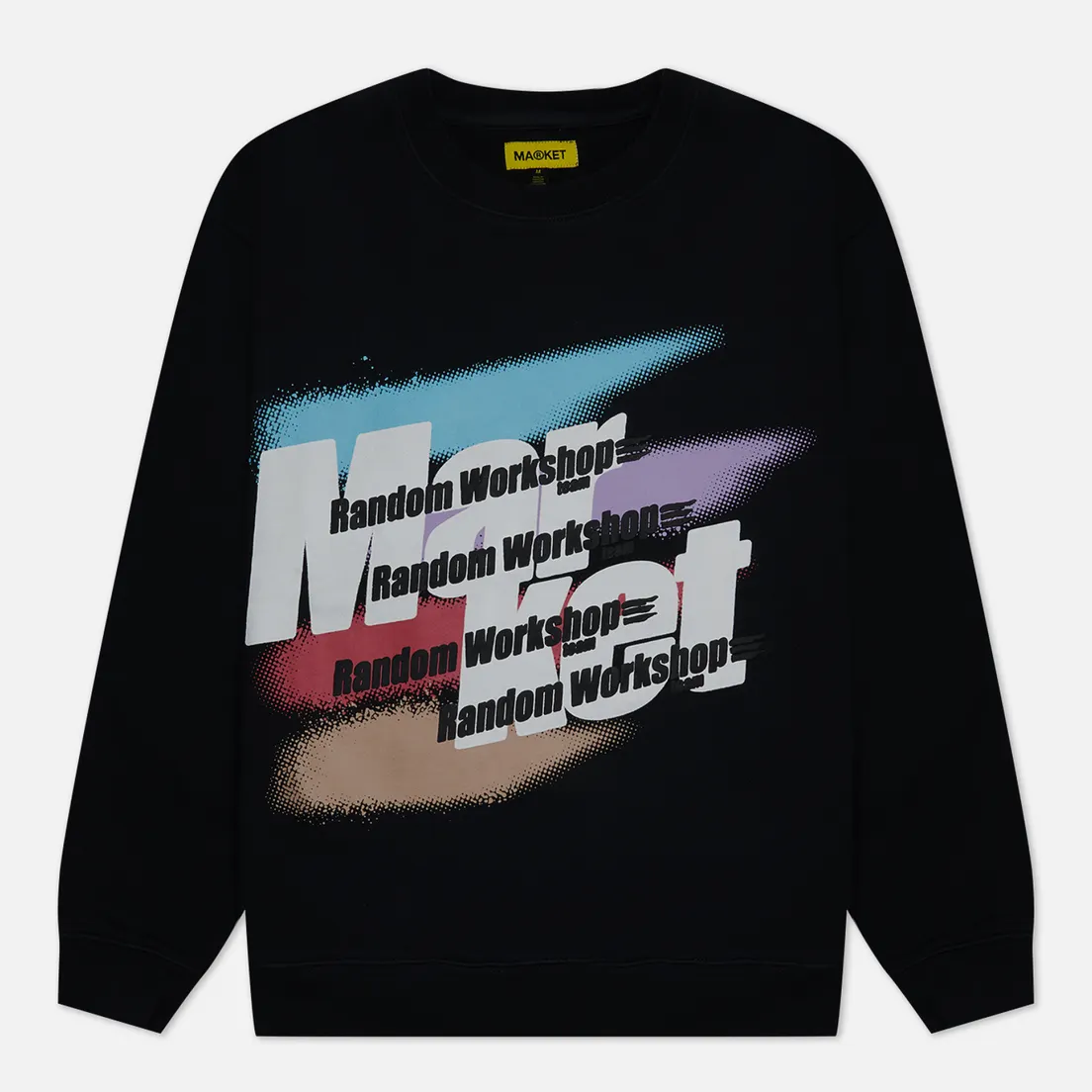 MARKET Мужская толстовка Random Workshop Splatter Crew Neck