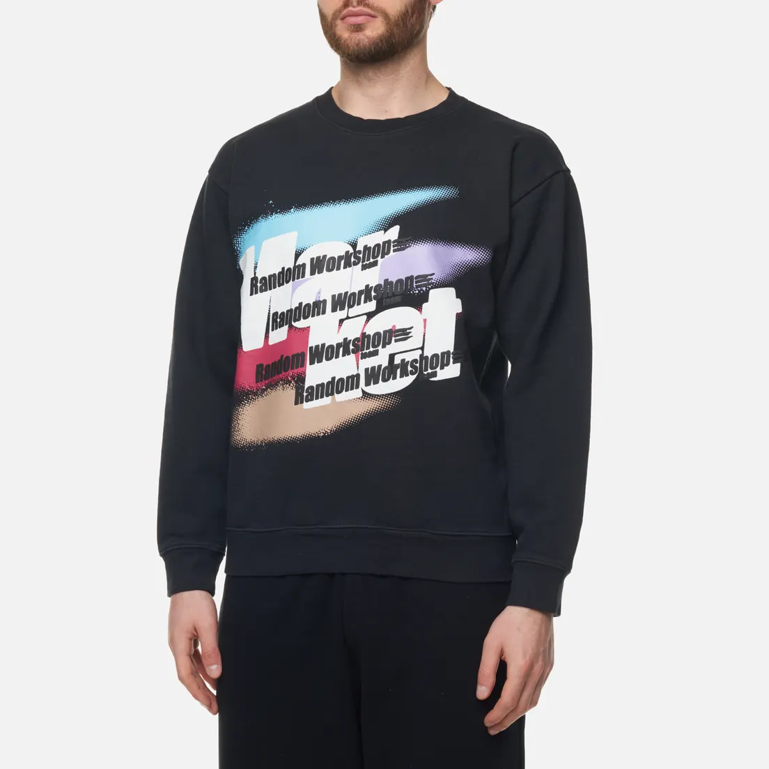 MARKET Мужская толстовка Random Workshop Splatter Crew Neck