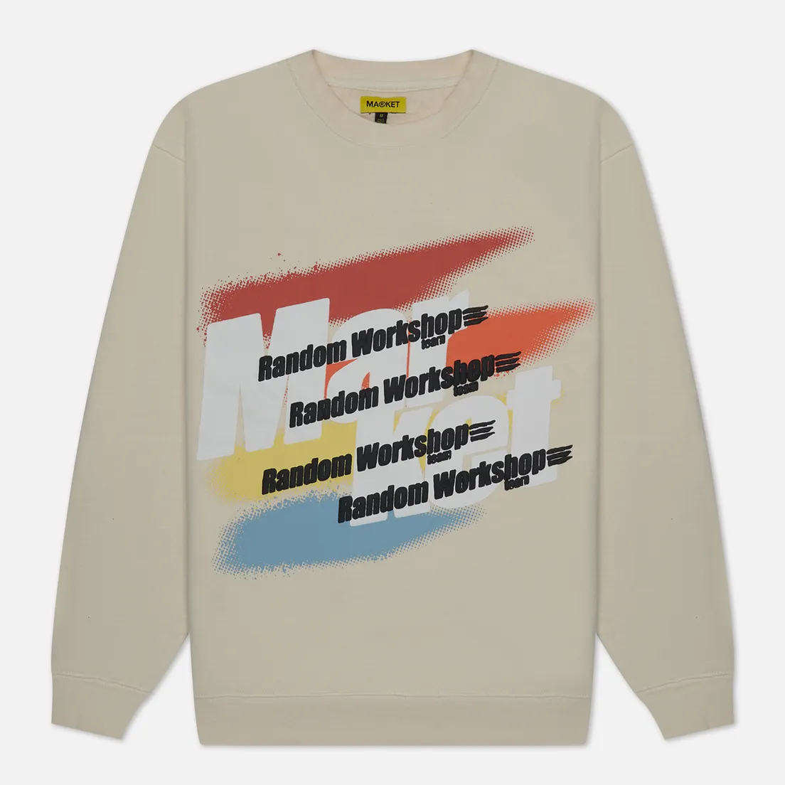 MARKET Мужская толстовка Random Workshop Splatter Crew Neck