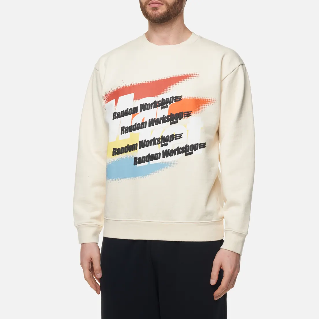 MARKET Мужская толстовка Random Workshop Splatter Crew Neck