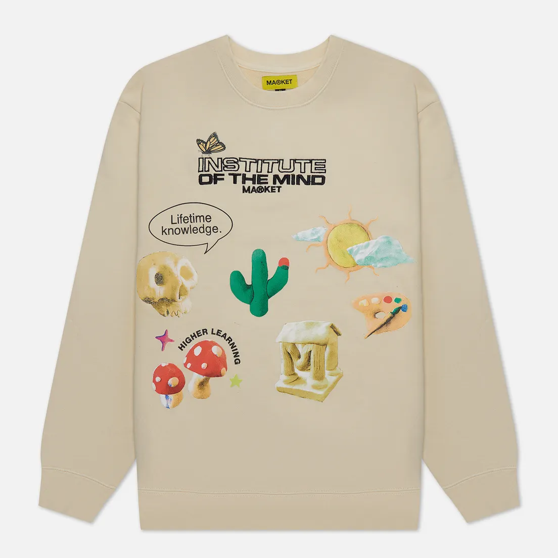 MARKET Мужская толстовка Institute Of The Mind Crew Neck