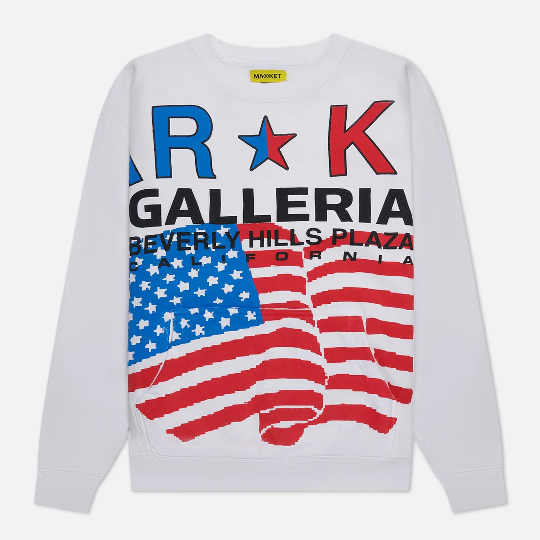 MARKET Мужская толстовка Low Prices Fleece Crew Neck