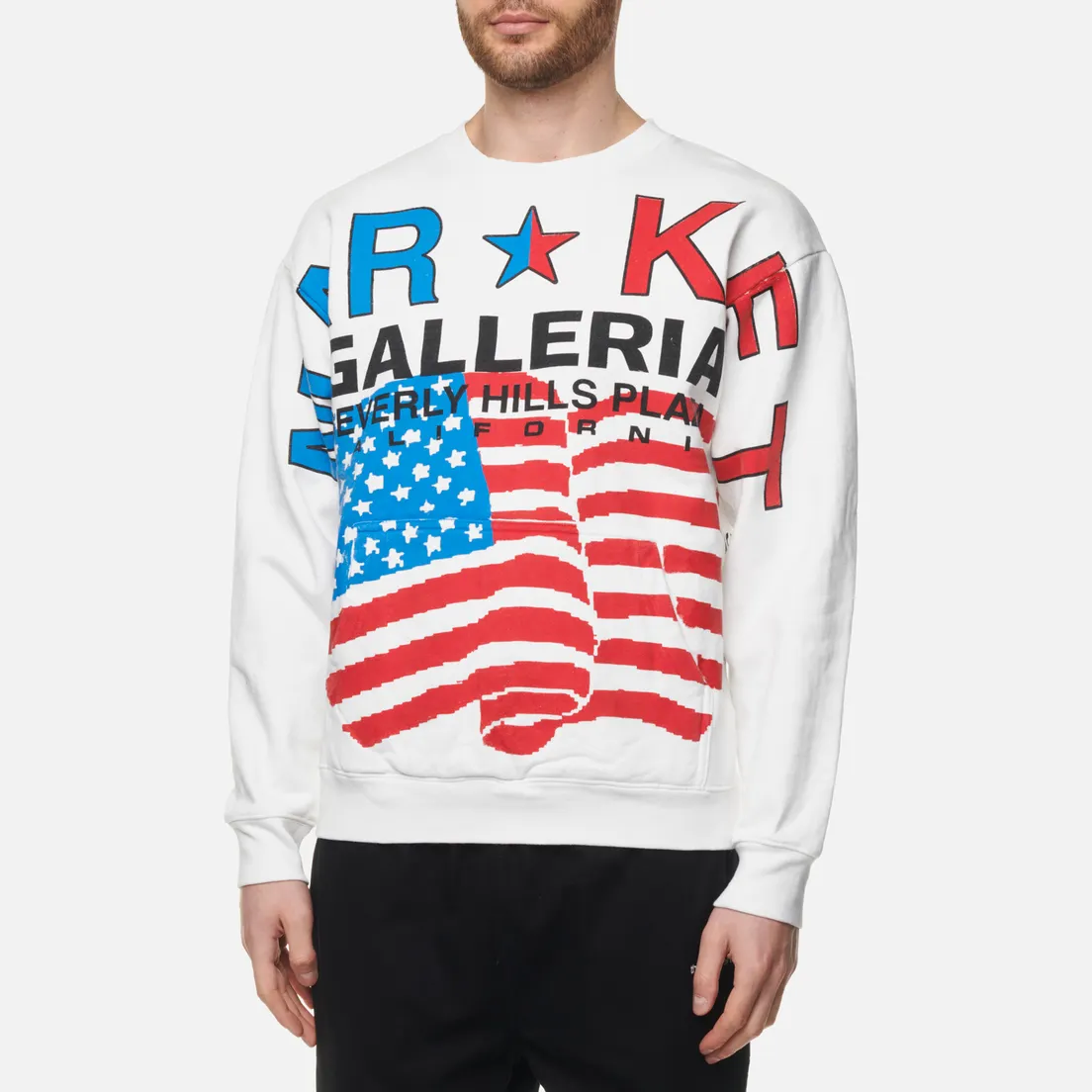 MARKET Мужская толстовка Low Prices Fleece Crew Neck