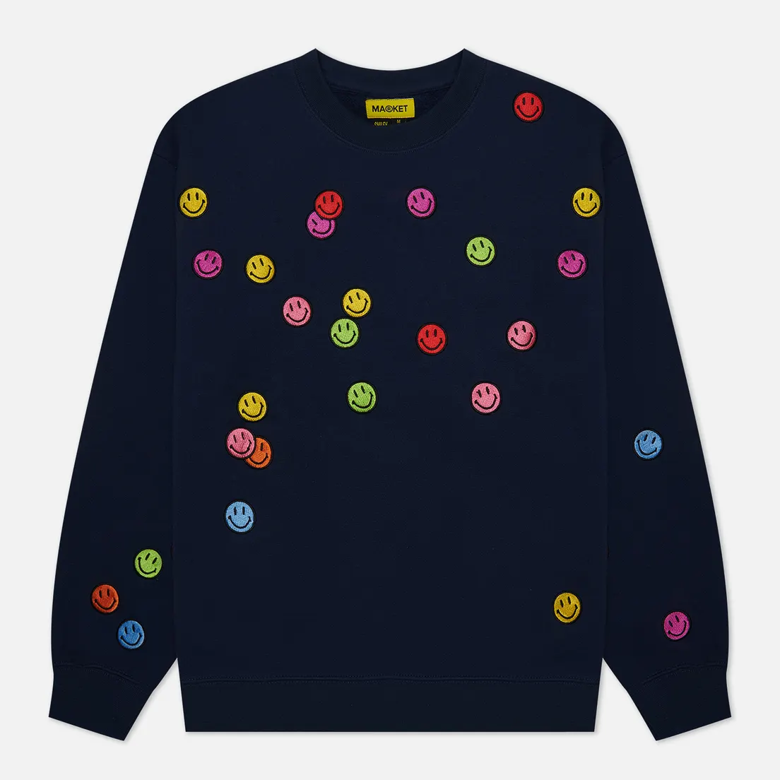 MARKET Мужская толстовка Smiley Contemporary Art Market Crew Neck