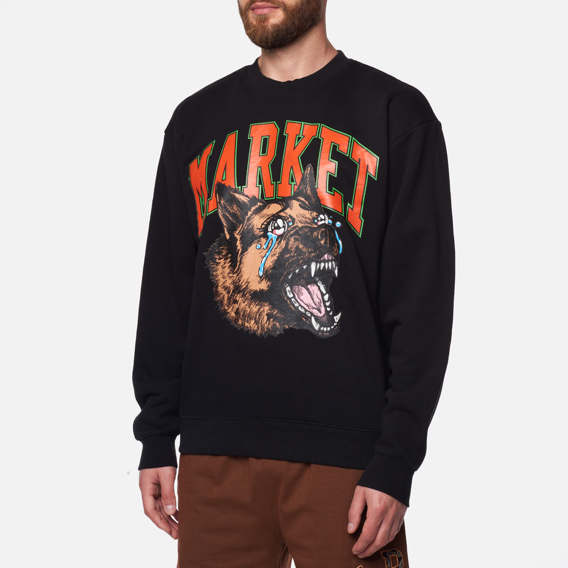 MARKET Мужская толстовка Beware Crying Crew Neck