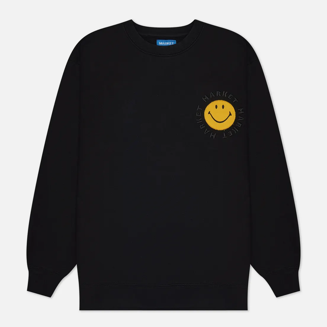 MARKET Мужская толстовка Smiley Vintage Wash Crew Neck