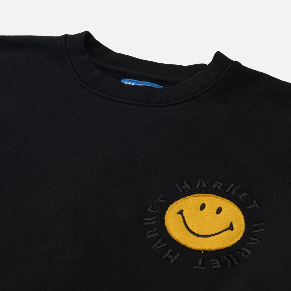 MARKET Мужская толстовка Smiley Vintage Wash Crew Neck