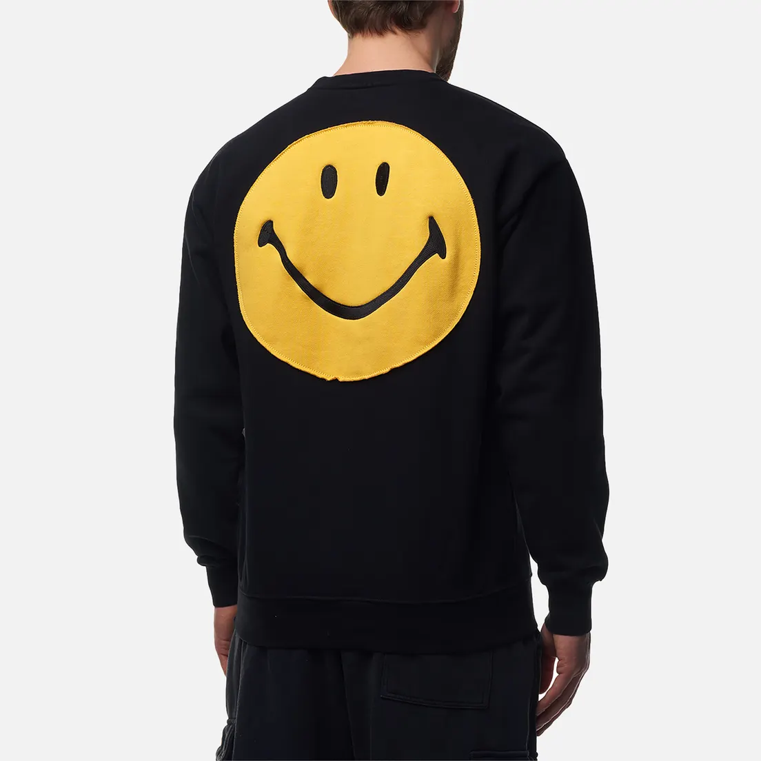 MARKET Мужская толстовка Smiley Vintage Wash Crew Neck