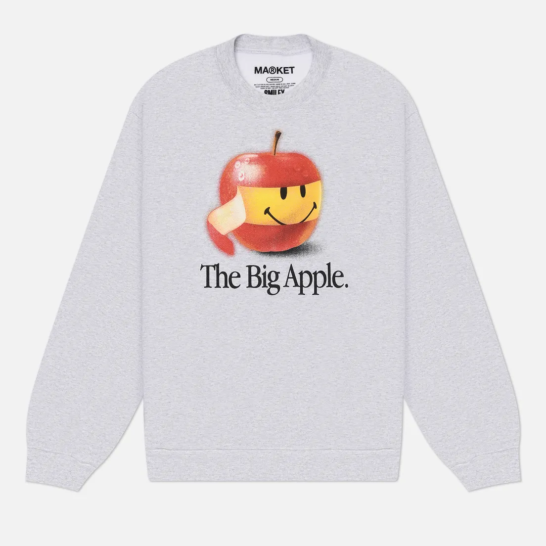 MARKET Мужская толстовка Smiley Big Apple