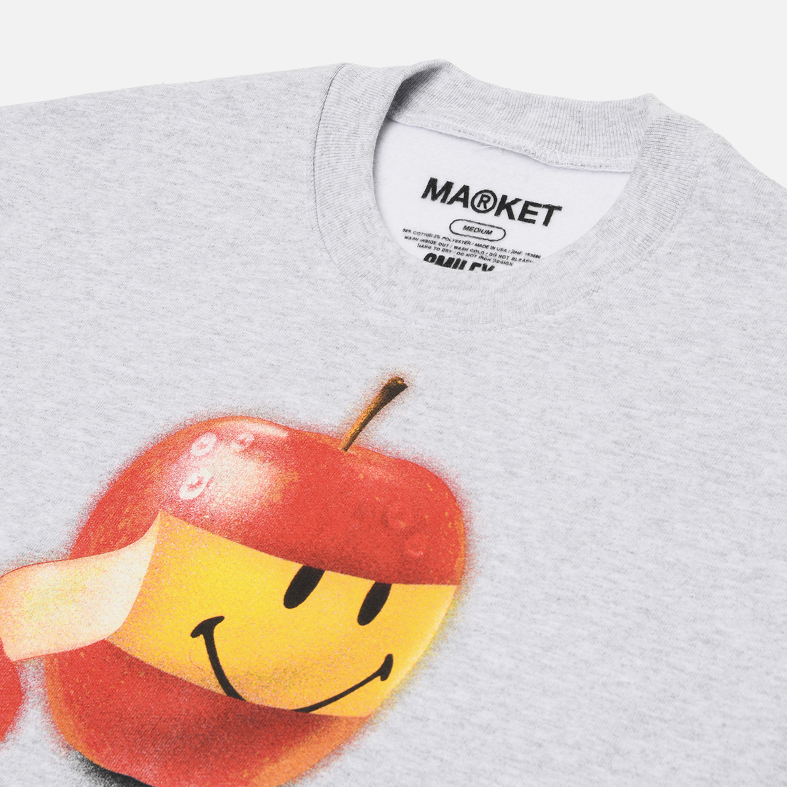 MARKET Мужская толстовка Smiley Big Apple