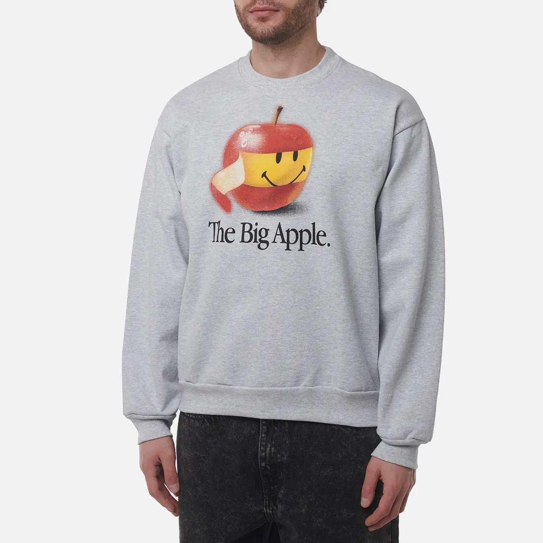 MARKET Мужская толстовка Smiley Big Apple