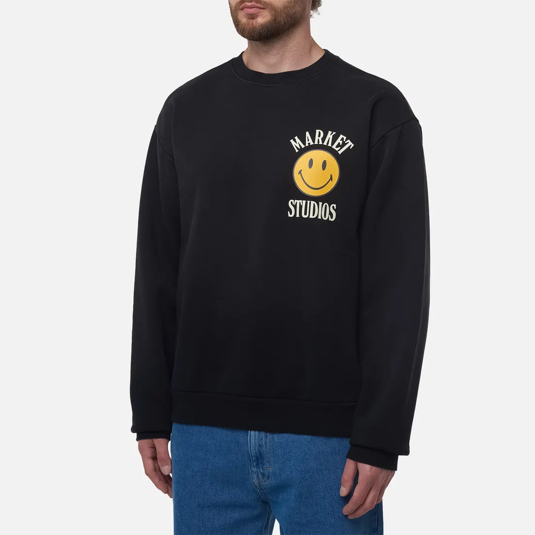 MARKET Мужская толстовка Smiley Lockup Crewneck