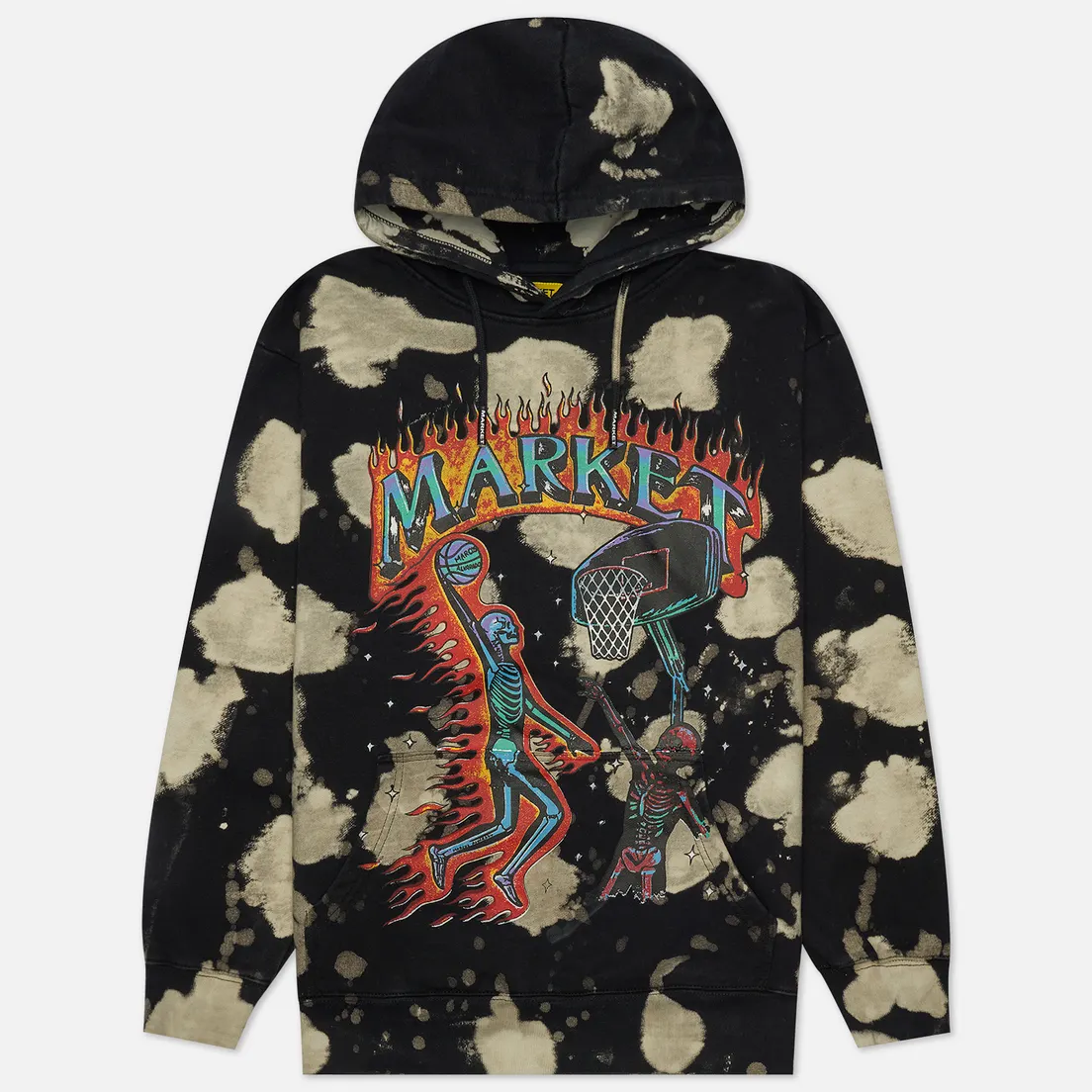 MARKET Мужская толстовка Skelly Digital Dunk Hoodie