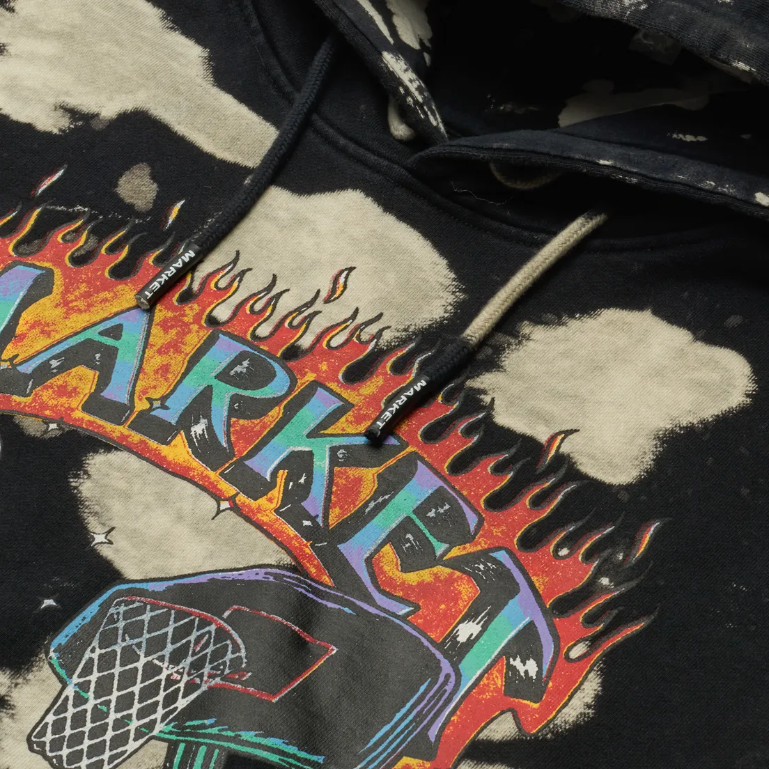 MARKET Мужская толстовка Skelly Digital Dunk Hoodie
