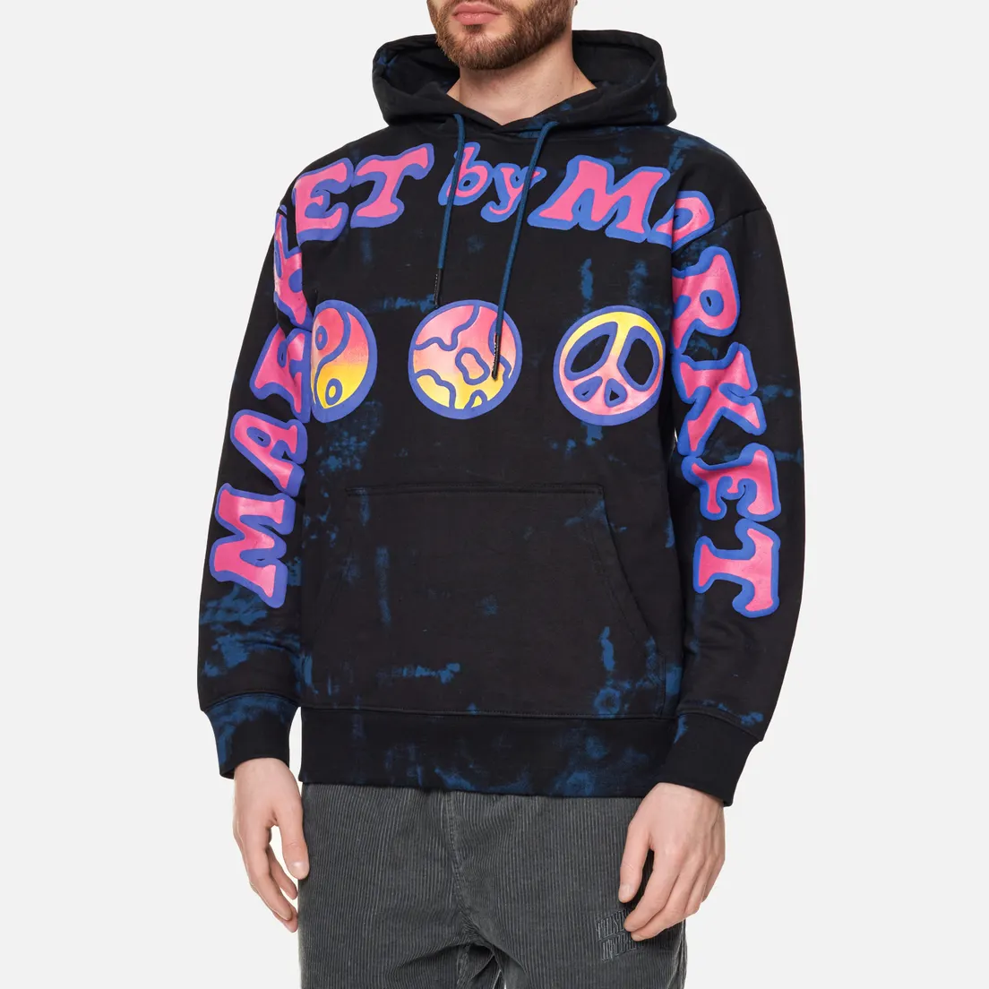 MARKET Мужская толстовка Cali Peace Tie-Dye Hoodie