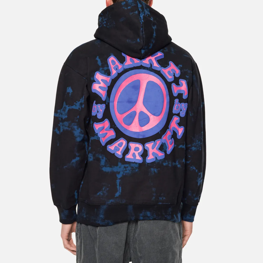 MARKET Мужская толстовка Cali Peace Tie-Dye Hoodie