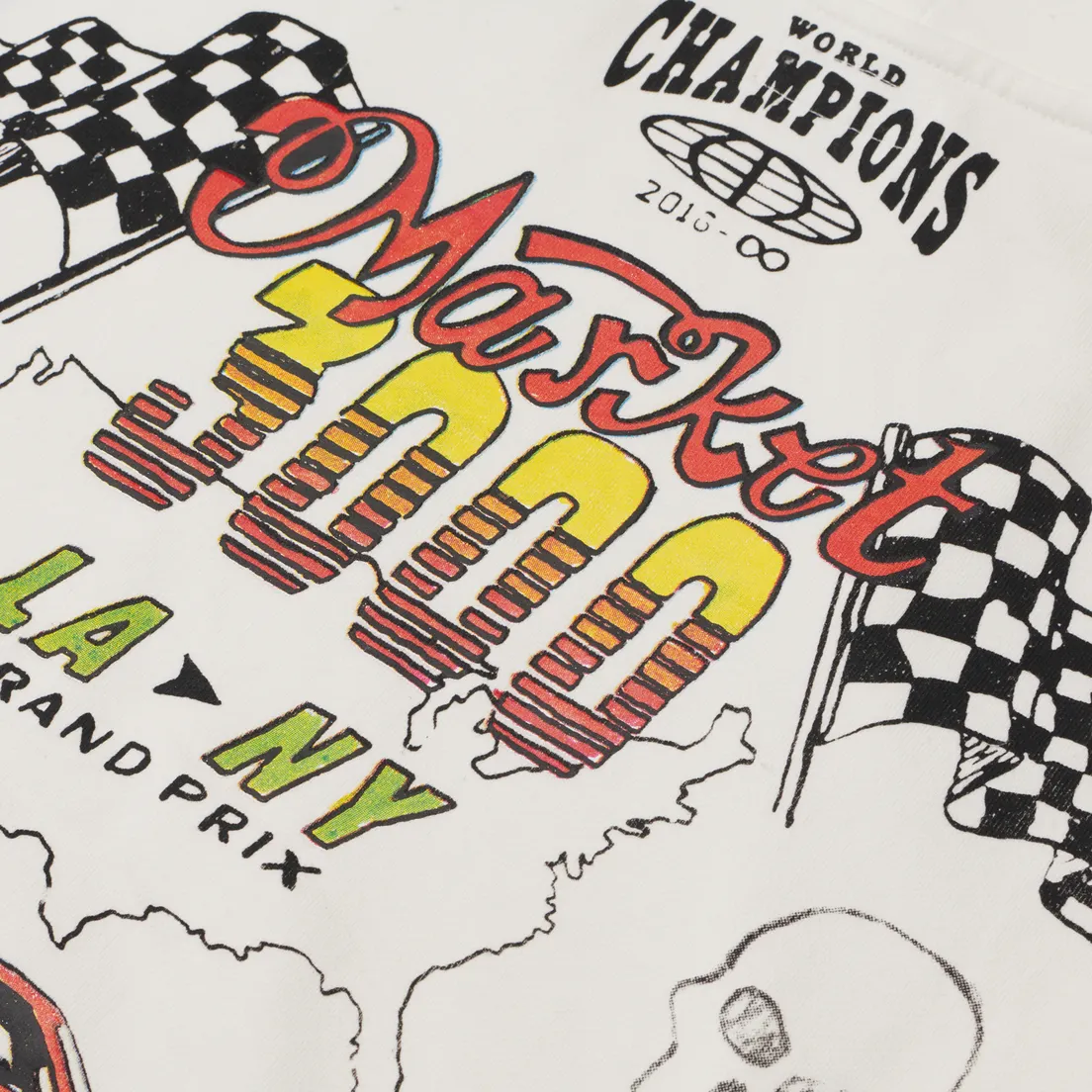 MARKET Мужская толстовка Varsity Hand-Drawn Hoodie