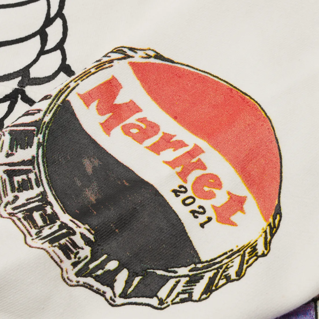 MARKET Мужская толстовка Varsity Hand-Drawn Hoodie