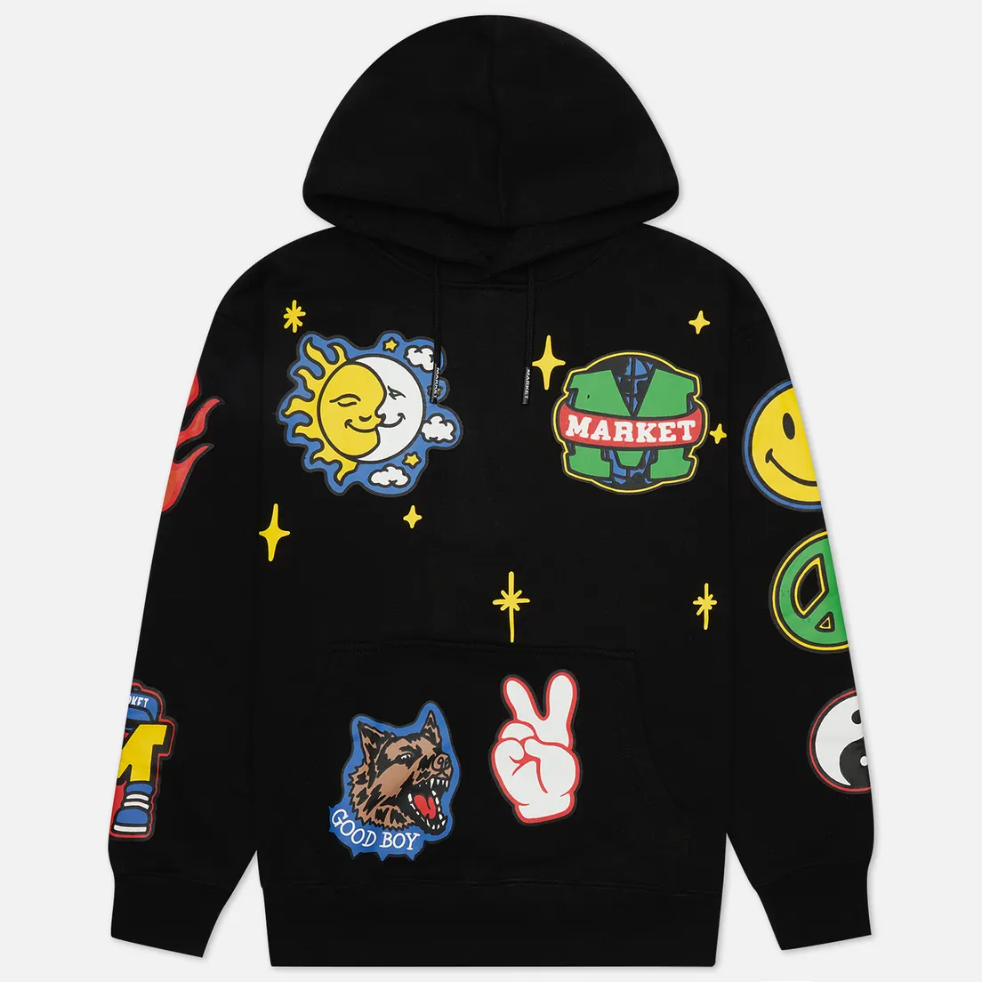 MARKET Мужская толстовка Smiley Start Within Stars Hoodie
