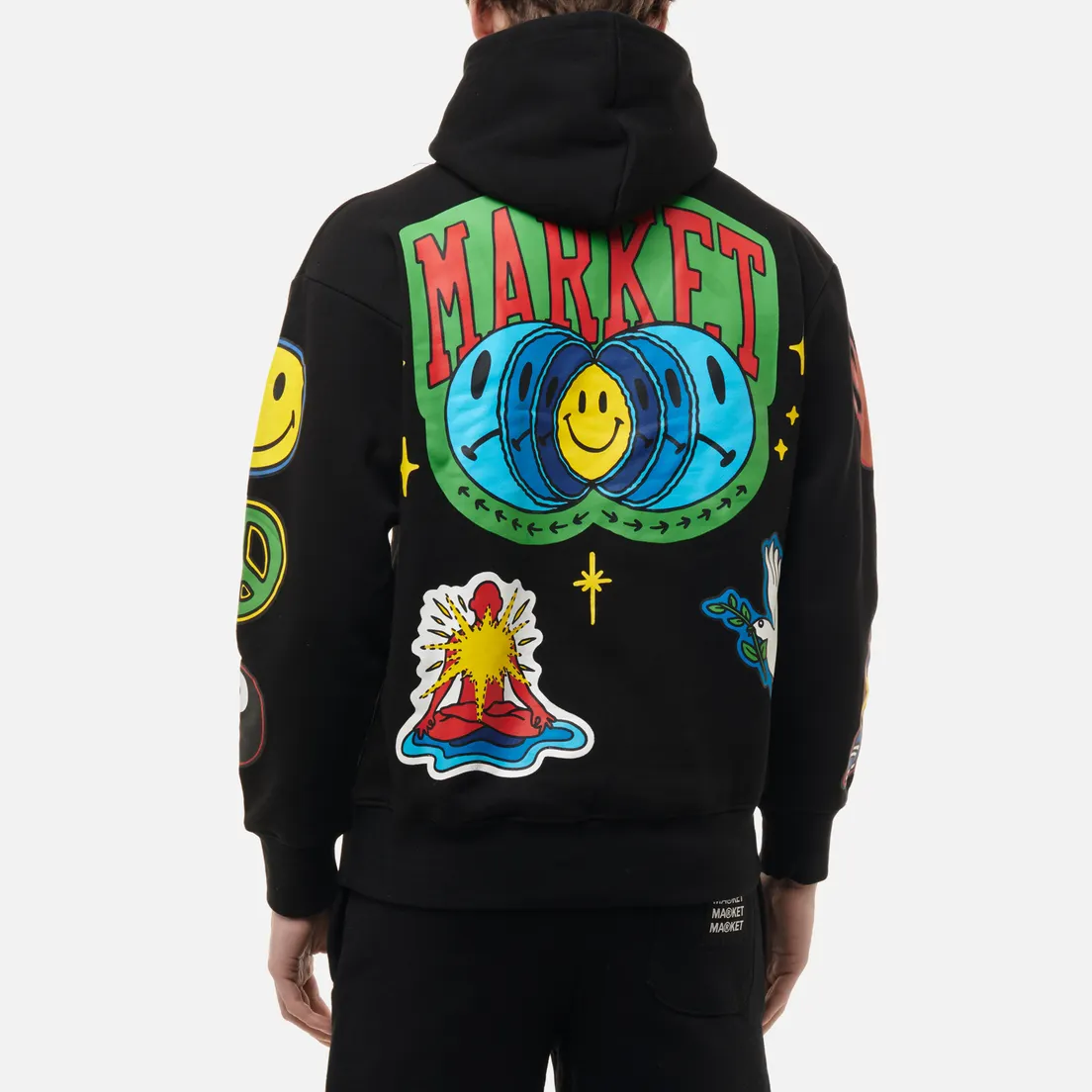 MARKET Мужская толстовка Smiley Start Within Stars Hoodie