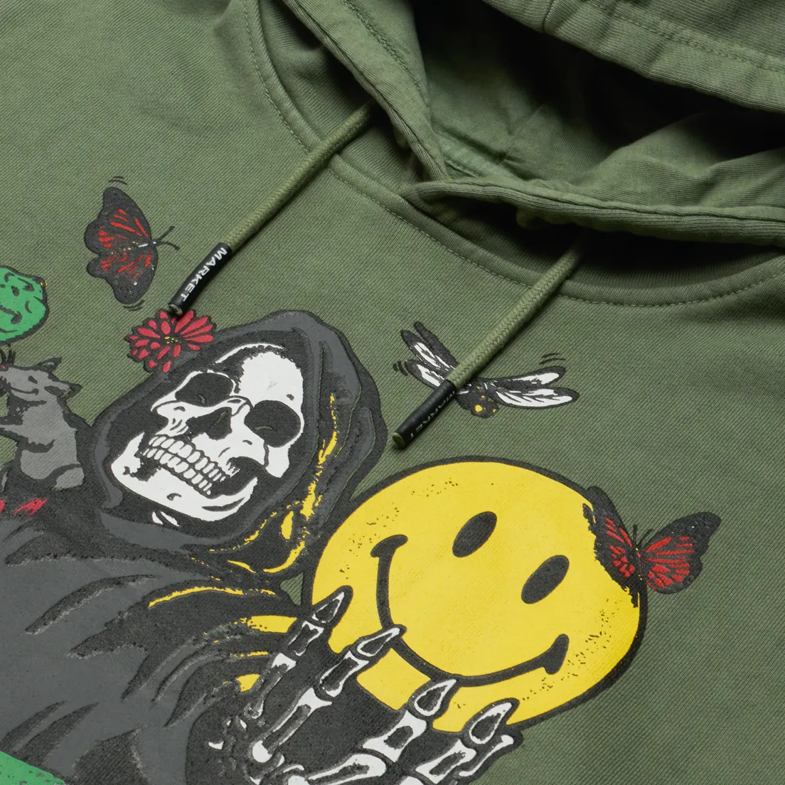 MARKET Мужская толстовка Smiley Look At The Bright Side Hoodie