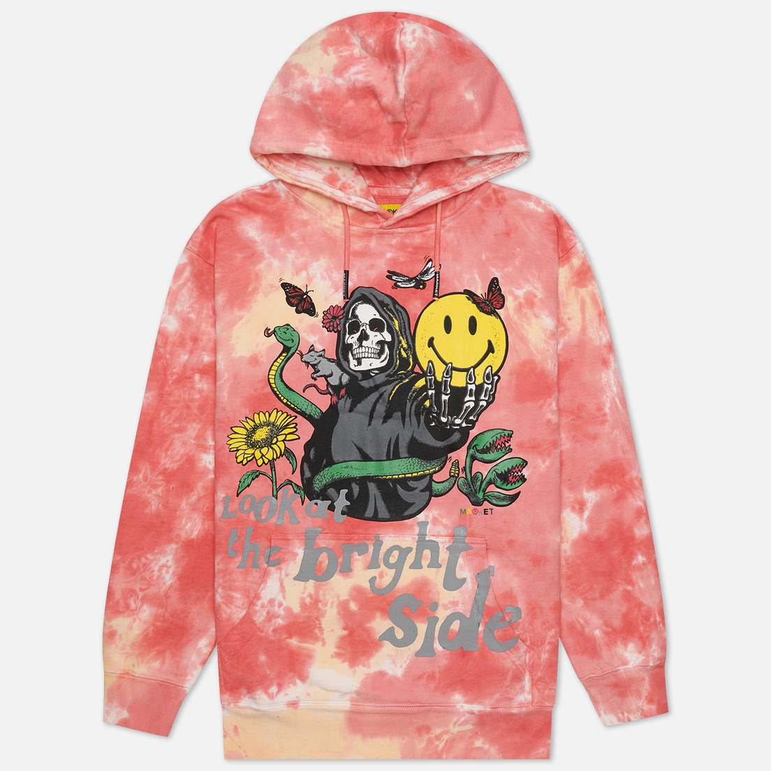 MARKET Мужская толстовка Smiley Look At The Bright Side Hoodie
