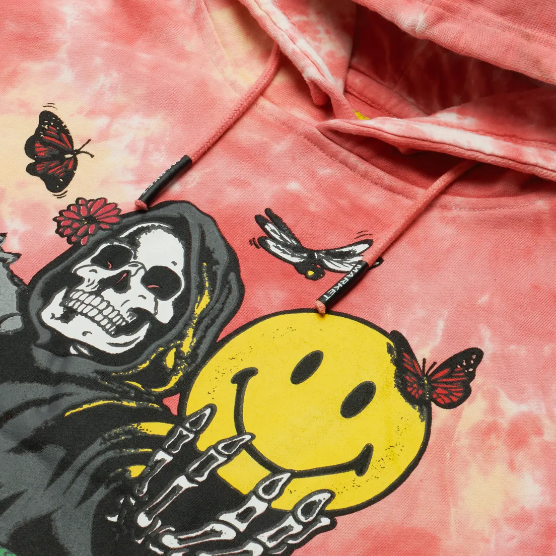 MARKET Мужская толстовка Smiley Look At The Bright Side Hoodie