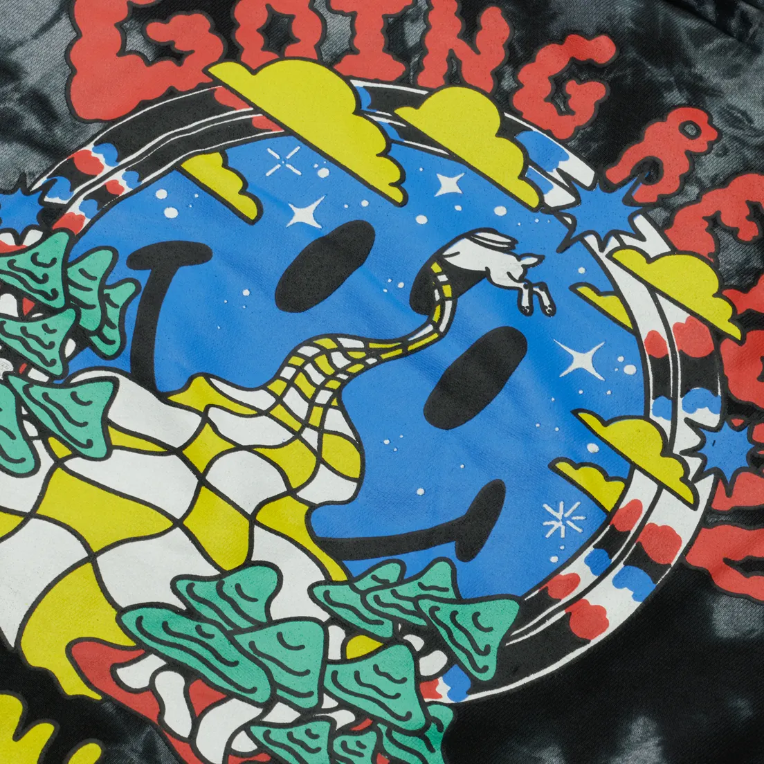 MARKET Мужская толстовка Smiley Beyond Space And Time Hoodie