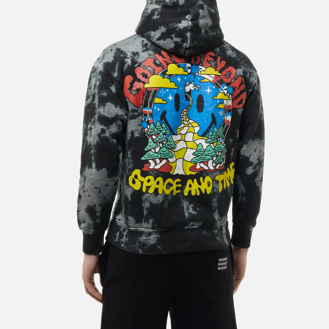 MARKET Мужская толстовка Smiley Beyond Space And Time Hoodie