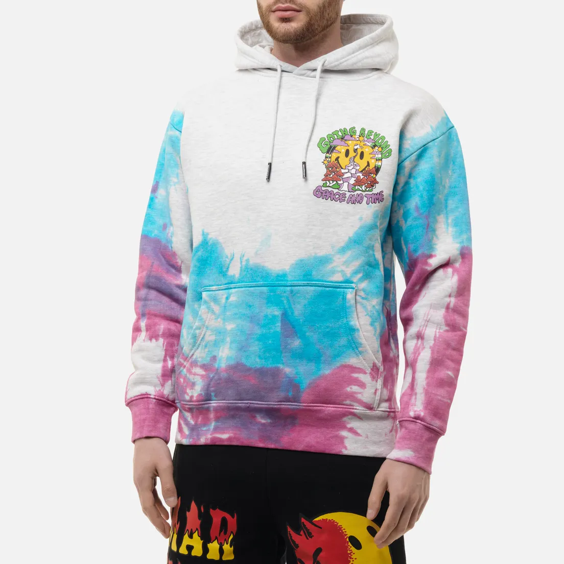 MARKET Мужская толстовка Smiley Beyond Space And Time Hoodie