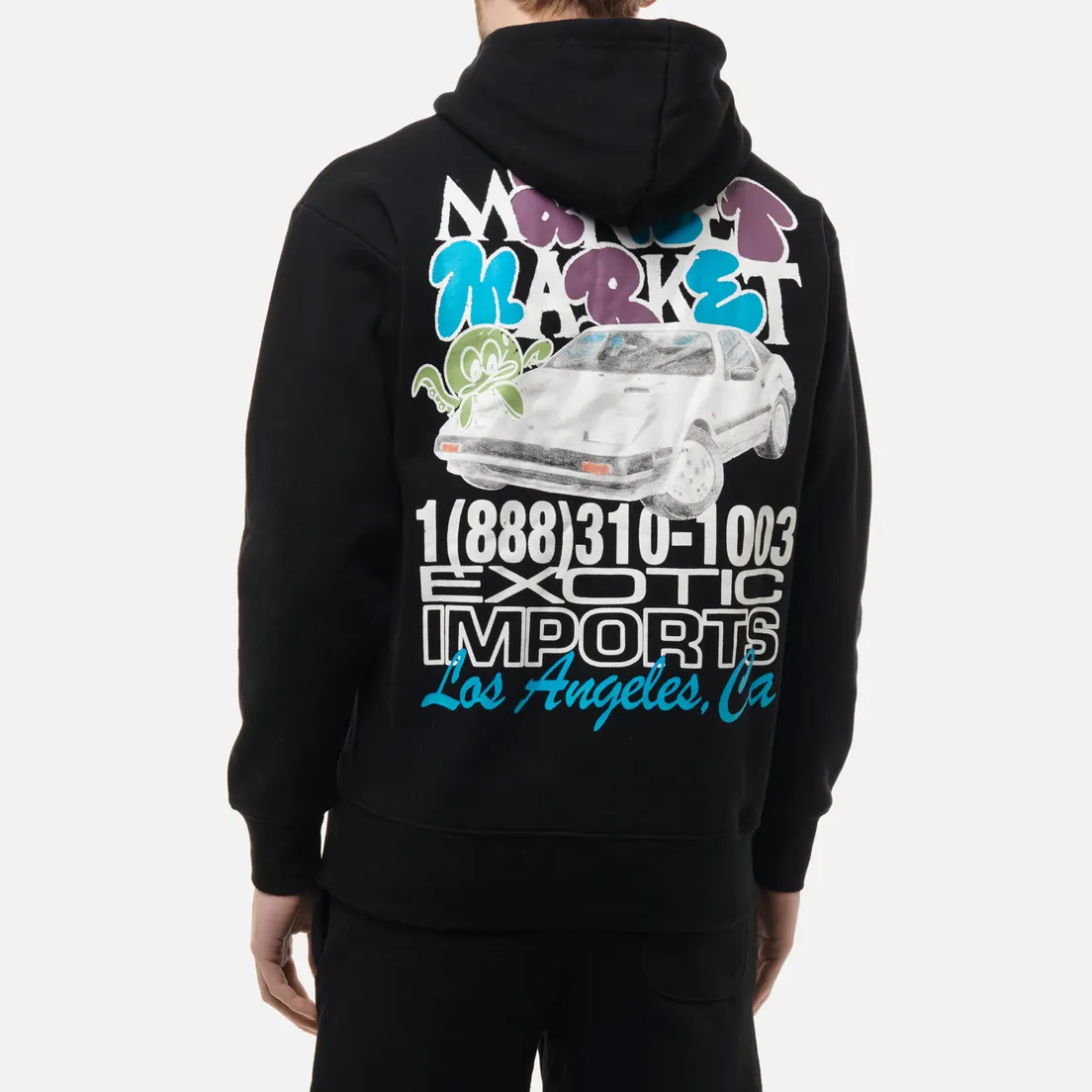 MARKET Мужская толстовка Exotic Automobile Hoodie